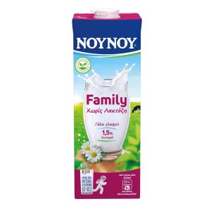 “Nounou” Milk Lactose Free 1.5% Fat 1lt Dairy Products
