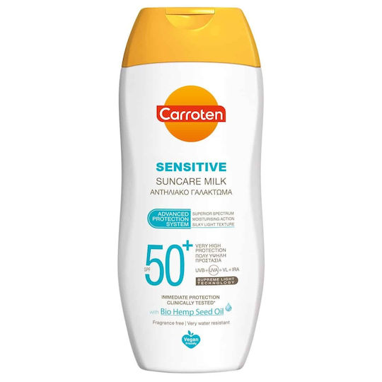 Carroten Sensitive Suncare Milk Spf 50+ 200ml Sun Care & Protection