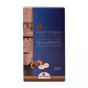 Filter Coffee with Hazelnut Flavor 250gr Breakfast