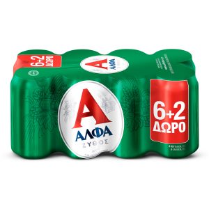 Alfa Beer 330ml 8pack (6+2) Beer & Ciders