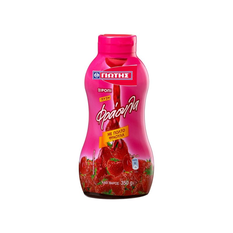 “Giotis” Strawberry Syrup 350g Jam, Honey and Spreads