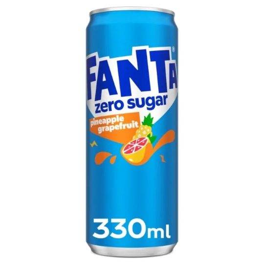 Fanta Pineapple – Grapefruit Zero 330ml Drinks