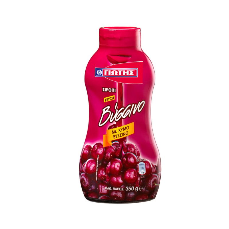 “Giotis” Cherry Syrup 350g Jam, Honey and Spreads