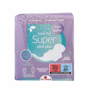 Mr Grand Super Ultra Plus Sanitary Pads 10pcs Feminine Care