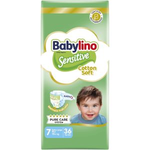 Babylino Eco Size 7 (15+ kg) – 36 pcs Baby Care