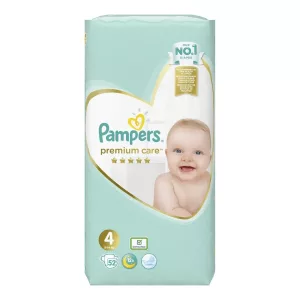 Pampers Premium Care Size 4 (9–14kg) – 52 pcs Jumbo Pack Baby Care