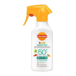 Carroten Kids Sensitive Sunscreen Spray  SPF50+  270ml Beach & Sun